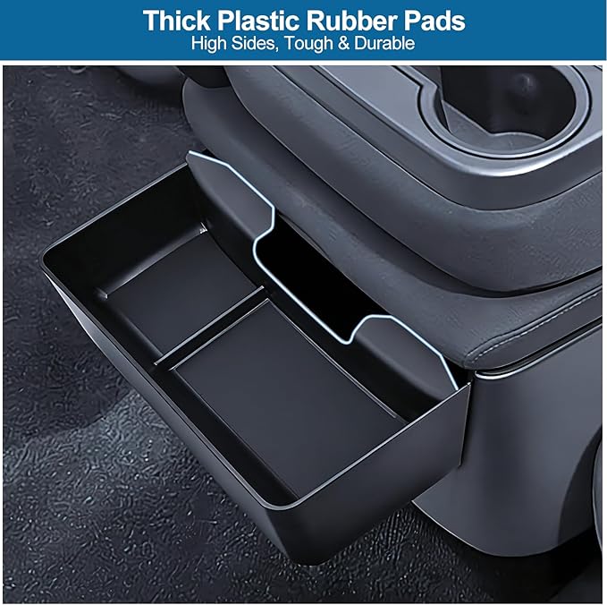 Center Console Hanging Organizer Box Compatible with 2019-2025 Chevy Silverado Gmc Sierra 1500 and 2020-2025 Silverado Sierra 2500hd 3500hd Insert Storage Caddy Accessories Fits Split Bench Seat Only