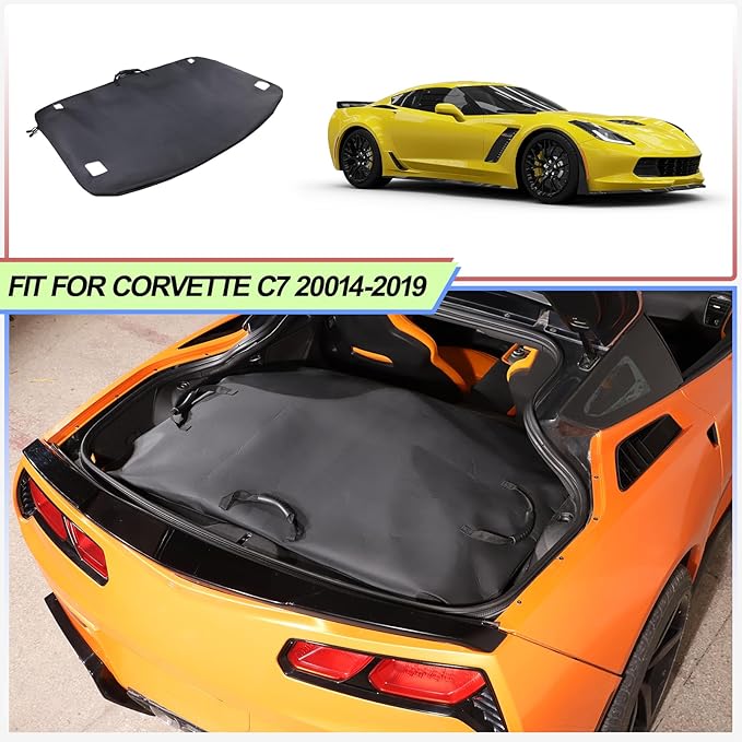 Targa Top Roof Panel Protection Storage Cover Bag for Chevrolet Corvette C7 2014 2015 2016 2017 2018 2019 Coupe, Removable Trunk Roof Panel Storage Bag, Hard Top Rooftop Organizer Accessories 23148691