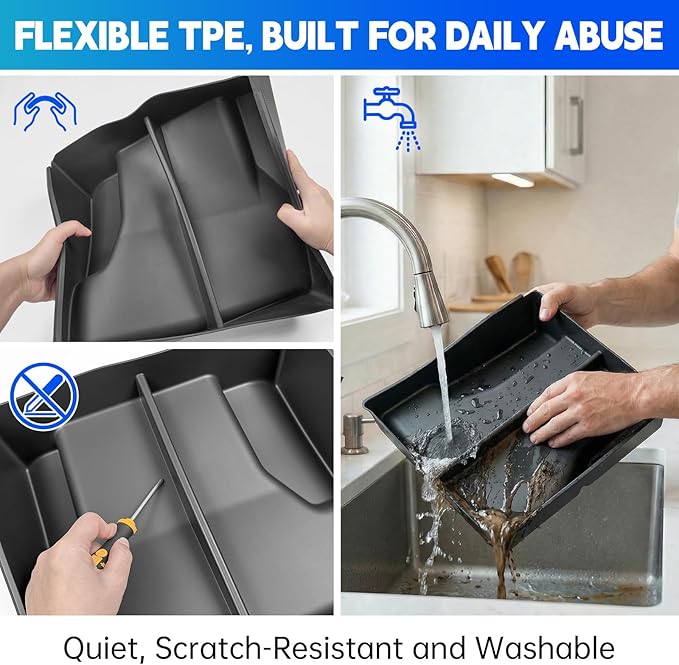 Floor Console Organizer Fits for 2015-2026 Ford F150 & 2017-2026 F250 F350 F450 Center Console Storage Compatible with F150-450 Jump Seat/Bench Seat Accessories Large Capacity Armrest Tray