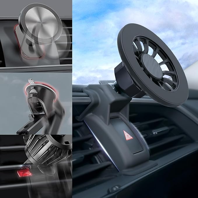 RAV4 Phone Mount for Magsafe, Exclusive Fit for Toyota RAV4 2019-2025, for iPhone 16/15/14/13/12/Mini Series, Air Vent Toyota RAV4 Accessories