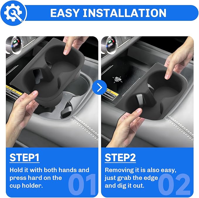 SXCY for 2025 2026 2027 Honda HRV Cup Holder Insert for 2023-2025 2026 2027 Honda HRV Accessories 2026 2027 HR-V Cup Holder Limiter Silicone Drink Holder Adapter Non-Slip Drink Stopper Stabilizer