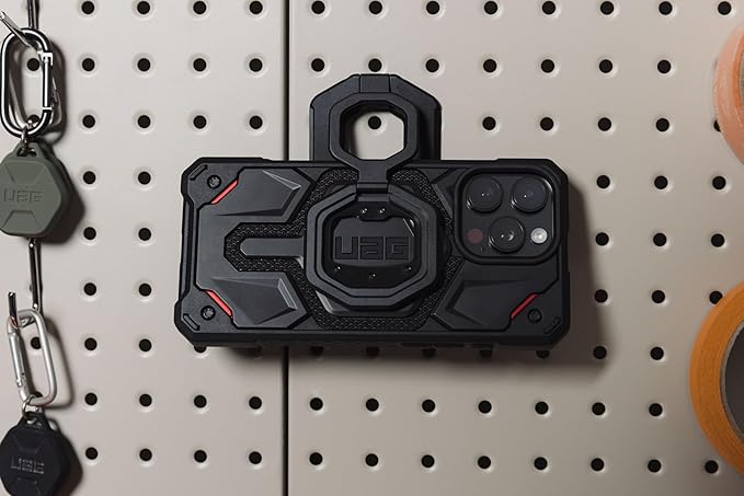 URBAN ARMOR GEAR UAG Magnetic Ring Stand Monarch Mag2 w/Built-in Bottle Opener - Ultra-Strong Double Magnet MagSafe Compatible Metal Phone Ring Grip 360 Rotation Kickstand, Aged Bronze