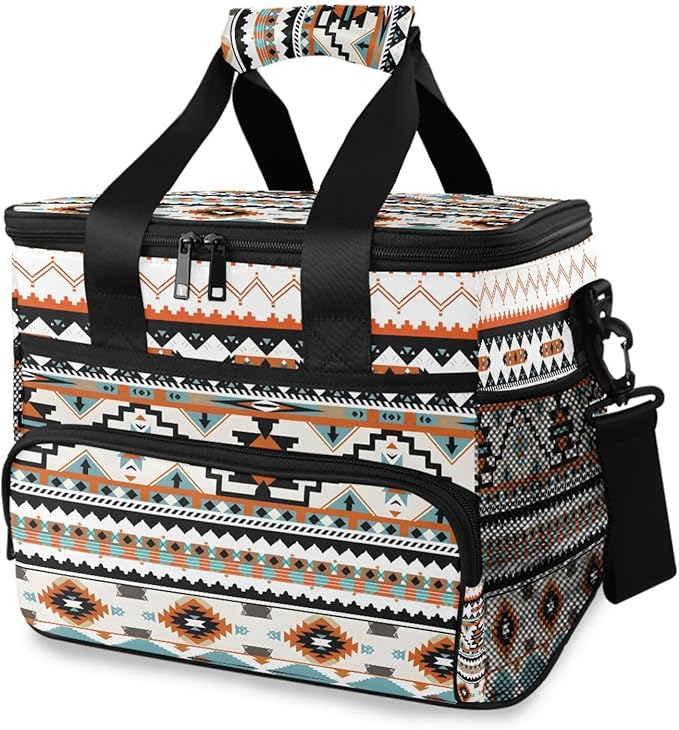 Cooler Bag Insulated Picnic Bag Large Lunch Box Reusable Tote Bag Soft Sided Portable Beach Cooler Grocery Camping