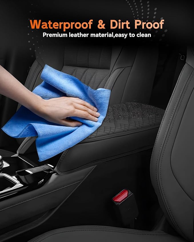 CDEFG for 2025 2026 Mitsubishi Outlander Center Console Cover Armrest Box Cover for Outlander Accessories Console Arm Rest Protector - FIT Fuel-Powered Model Thickened