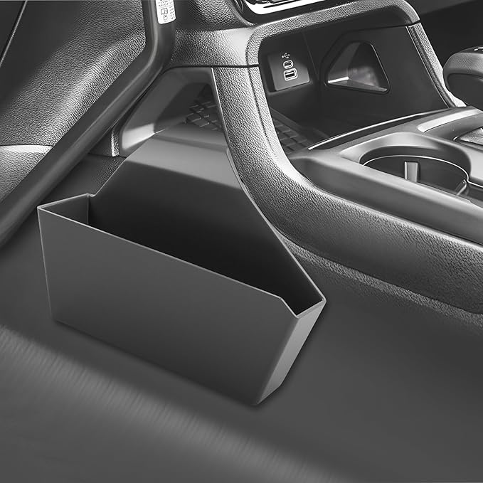 SKTU 2PCS for 2024 2025 2026 Ford Ranger Center Console Organizer for 2024-2026 Ford Ranger (XL/XLT/Lariat/Raptor) Central Console Hanging Storage Box Ford Ranger 2024 2025 2026 Accessories