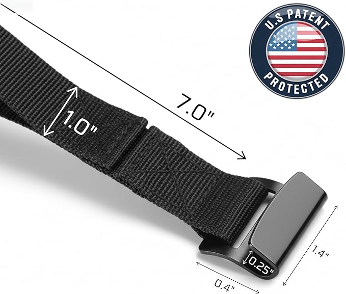 6 Cargo Tie Down Door Hook Straps for Car Roof Rack or Bag | Patented Heavy Duty Car Top and Rooftop Straps for Luggage, Universal Cargo Carrier Replacement Parts