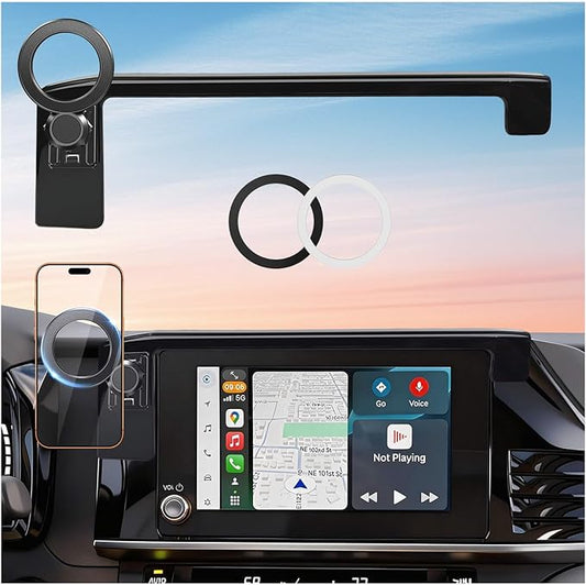 Car Phone Holder for Toyota Camry LE/SE 2026 2025 (Only for 8-Inch Screen) 360° Rotation Magnetic Cell Phone Mount, Compatible with Magsafe, Does Not Affect Air Vent