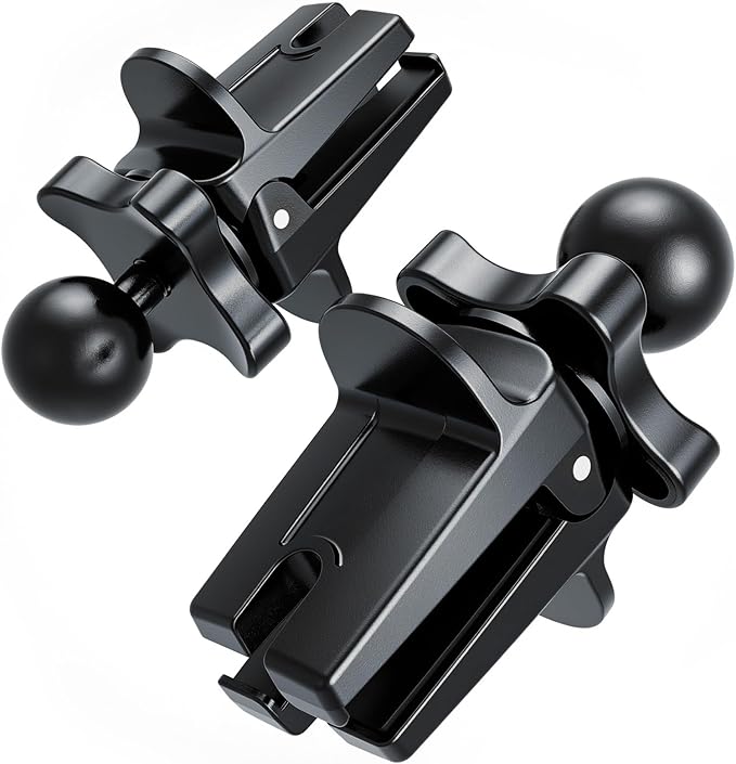OHLPRO 2Pack Car Air Vent Clip Replacement, [Stable & Anti-Shake] Phone Mount Base with 16mm Ball Head, Heavy Duty Air Vent Holder Compatible with iPhone, Samsung & Most Car Phone Cradles