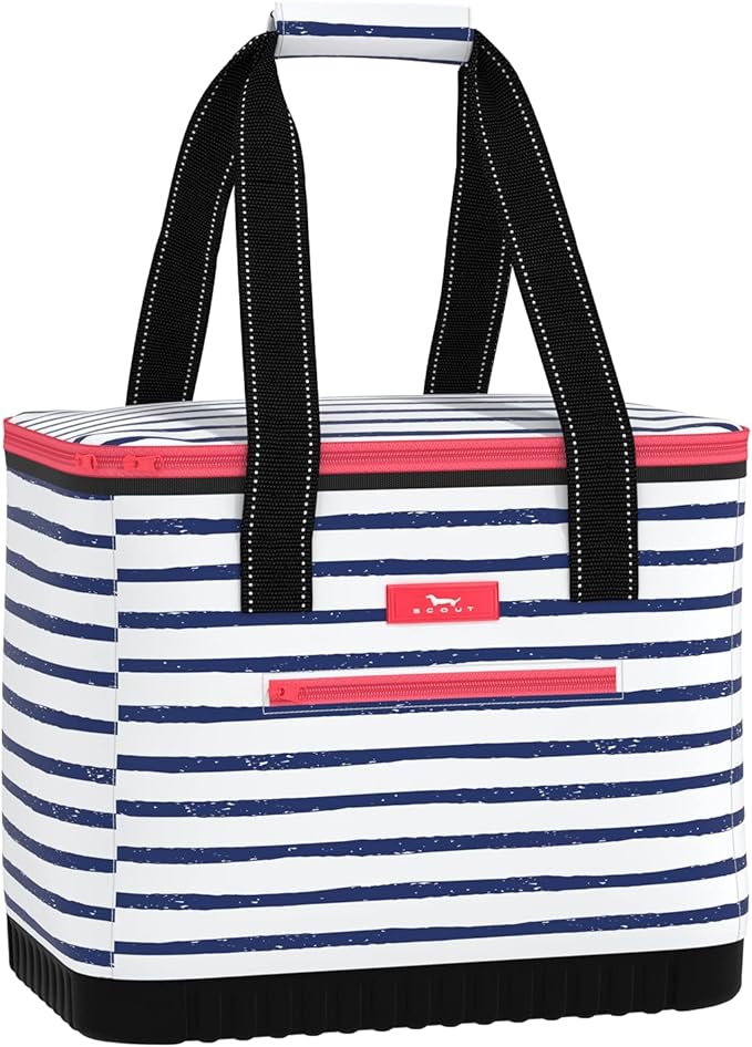 SCOUT The Stiff One - Large, Soft, Lightweight, Insulated Cooler with Hard Bottom, Beach, Family, Travel, Picnic Cooler