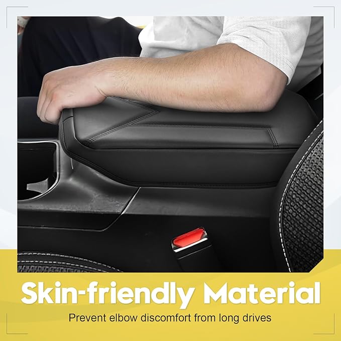 FIILINES Center Console Cover Fit for Subaru Outback 2020-2025 2026, with Hidden Pockets Armrest Cover Pad Cushion Protector for Outback Accessories Armrest Cover Anti-Scratch