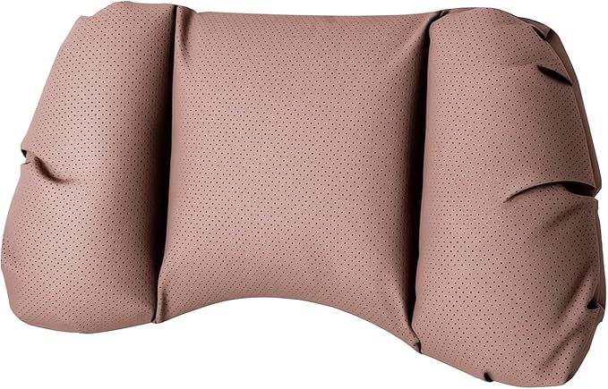 Car Neck Pillow & Lumbar Support for Nissan Altima Maxima Pathfinder Armada Rogue Sentra Versa Kicks Murano Leaf Ergonomic Breathable Mesh Auto Seat Back Cushion Headrest