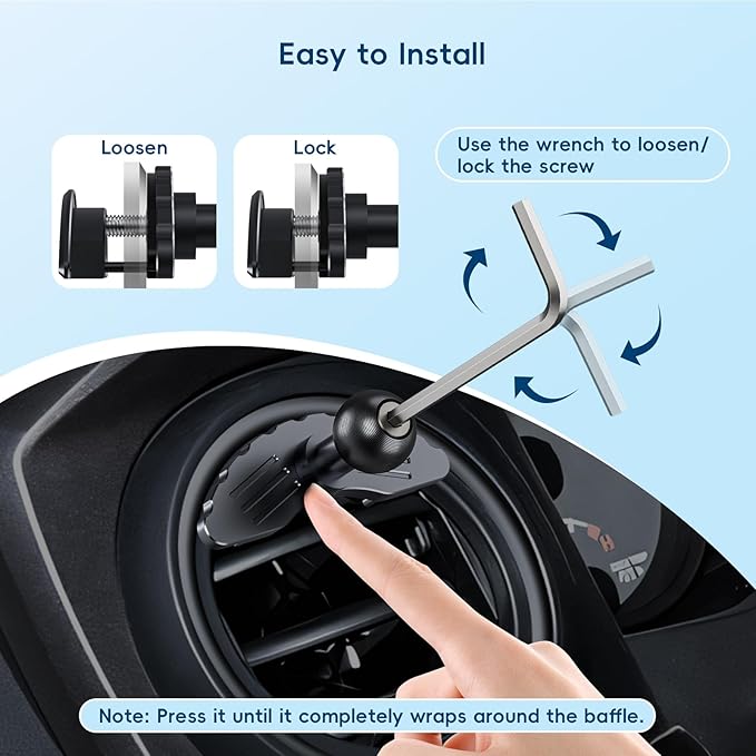 Upgraded Vent Magnetic Phone Mount for Jeep Wrangler JL 2018-2023,Gladiator JT 2020-2023 Air Vent Mounting Cell Phone Cradles 360° Rotation 20x Super Strong Magnet Phone Holder Fit for All Smartphone