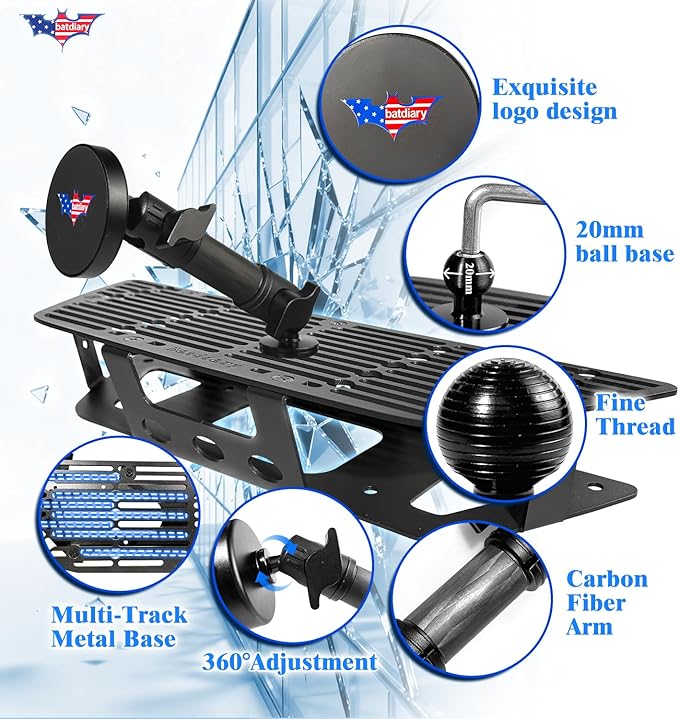 2024 Silverado 1500 Magnetic Phone Mount Compatible with 2019-2024 Chevy Silverado & 2019-2021 GMC Sierra，No-Drill Metal Cell Phone Holder for Dash Platform Car Accessories