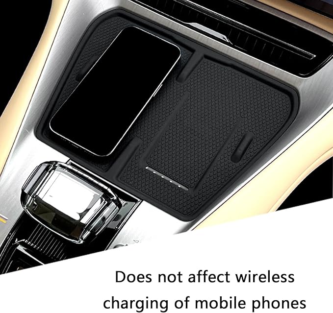 Wireless Pad Anti Slip Mat for N7 2023 Protections Silicone Pad Flexible Pad Easy Use Auto Interior Accessory