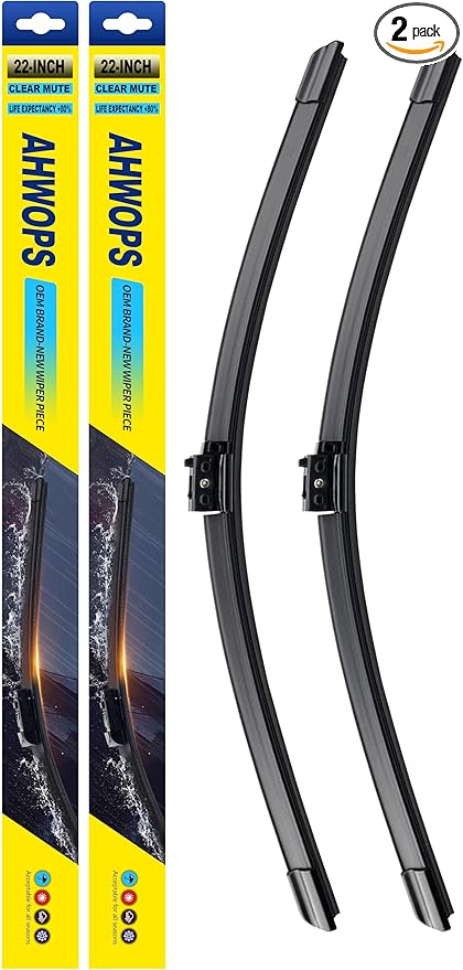 OEM All Season Wipers for Mercedes-Benz C300 2015-2022 GLC300 2016-2019 Wiper Blades, Genuine Replacement (22 inch + 22 inch 2 Wiper) For My Car