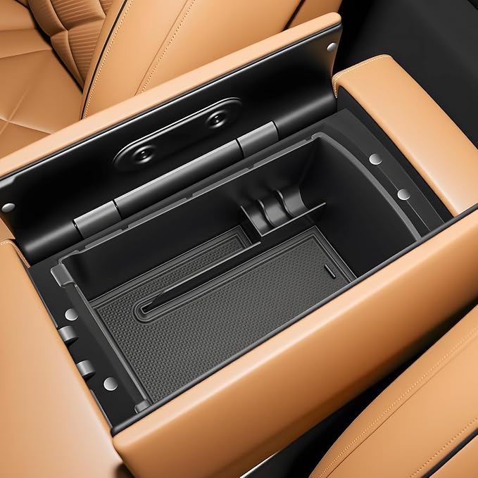 SKTU for 2025 2026 Genesis GV80 Accessories Center Console Organizer for 2025 2026 Genesis GV80 Console Tray 2025 2026 GV80 Middle Console Organizer with Coin Holder