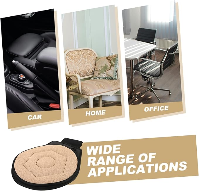Angoily 360degree Rotating Car Seat Cushion Lumbar Support Non-Slip for Elderly Pregnant Women Home Office