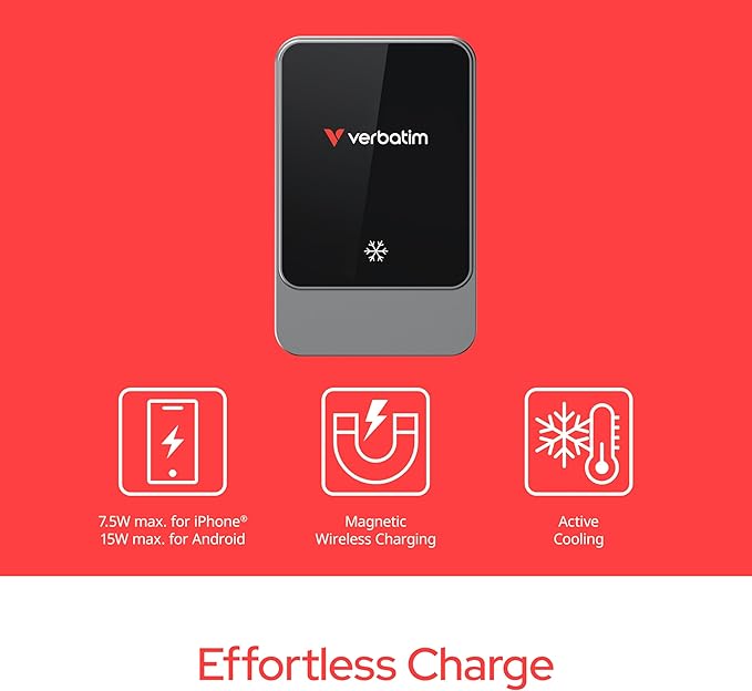 Verbatim Charge 'n’ Drive Magnetic Wireless Car Charger