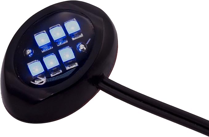 Oznium LED Modules (Round Black, Blue LED)