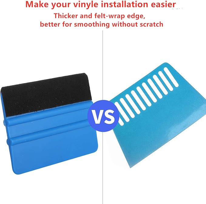 Car Window Film Tinting Tools, Window Tint Kit, Window Tinting Tools, Auto Vinyl Wrap Installation Kit, Window Tint Installation Tools, 8 in 1 Vinyl Wrap Kit with Squeegee for Window Tint