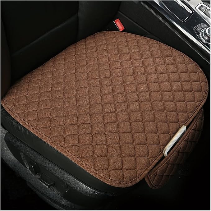 Moly Magnolia Car Seat Cover/Protector, Car Seat Cushion, Breathable, Comfort, Universal for Most Vehicles, Automotive Interior Seat Protector, Car Seat Cover for Men and Women (Coffee)