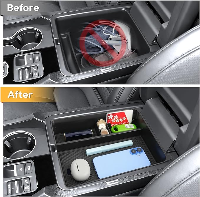 LFOTPP 2026 Passport Center Console Organizer for 2026 Honda Passport Accessories ABS Plastic Armrest Console Glove Tray Compatible with 2026 Honda Passport RTL/TrailSport/TrailSport Elite