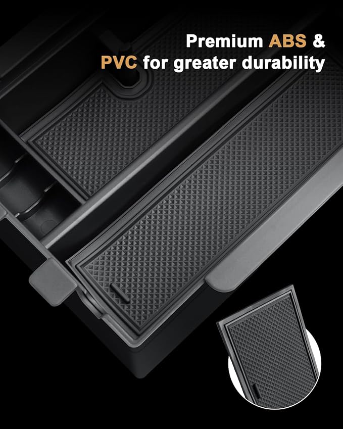 Center Console Organizer For 2024-2026 Subaru Crosstrek/2024-2026 Impreza - Double Layer Armrest Box Organizer For 2024-2026 Crosstrek/2026 Crosstrek Hybrid & 2024-2026 Impreza Accessories - ABS Tray