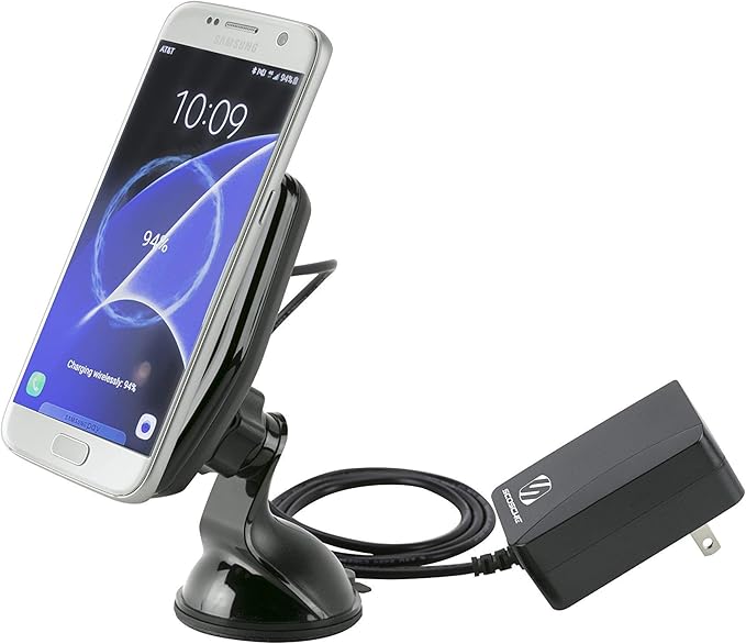 SCOSCHE MPQHC-XTSP1 MagicMount Suction and Adhesive Mount Charger for Mobile Devices