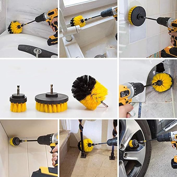 Car Cleaner Kit | Professional 29-Piece Stain Remover Tool - Car Interior Detailing Kit - for Automobile Bathroom Seat Dashboards Tire Grooves Air Vents
