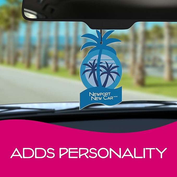 California Scents Palms Paper Newport New Car Air Freshener