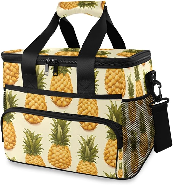 Cooler Bag Insulated Picnic Bag Large Lunch Box Reusable Tote Bag Soft Sided Portable Beach Cooler Grocery Camping