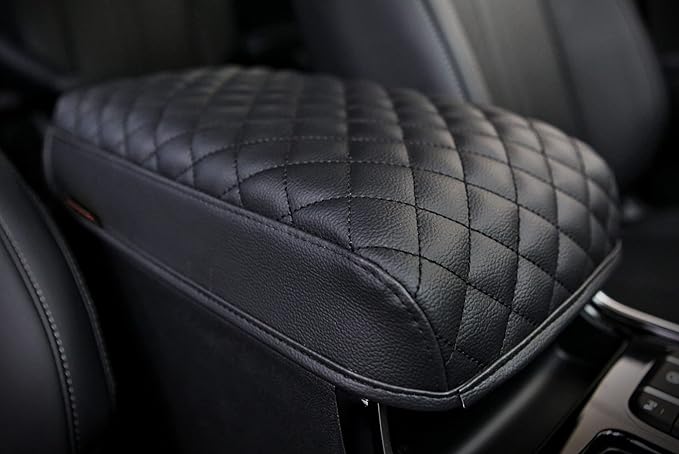 KMMOTORS Sorento(2021-2023) Center Console Cover, Armrest Cushion, Car Accessories (Black)