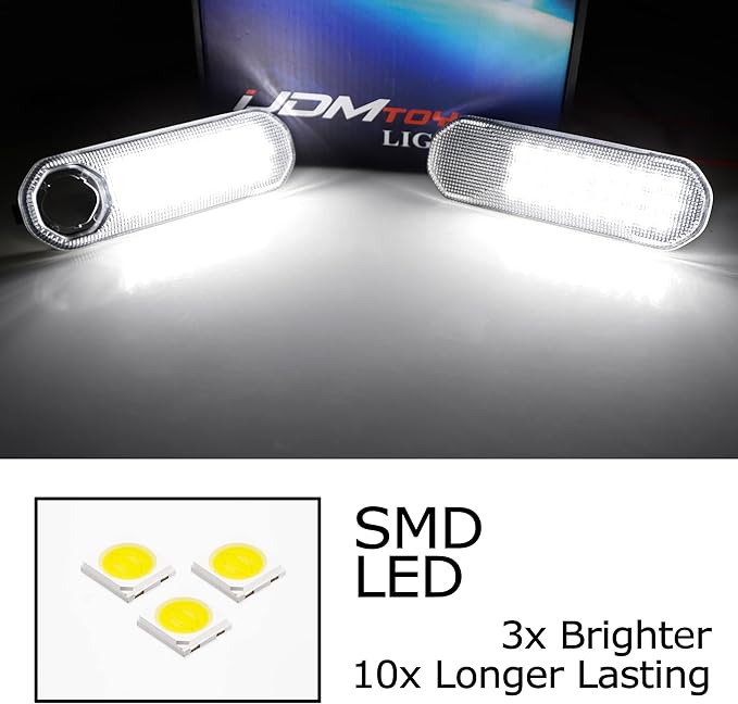 iJDMTOY 3x Super Bright Xenon White 30-SMD Direct Fit LED Truck Bed Lighting Replacement Compatible With 2019-up RAM 1500, Replace OEM 82215272AB