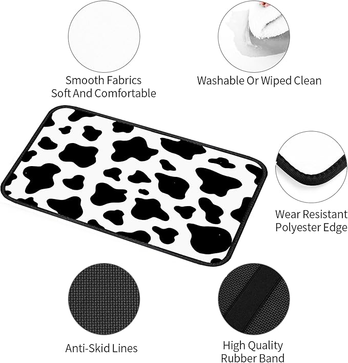 Universal Fit Center Console Armrest Cover - Soft, Stylish & Washable Pad for Car, Truck, SUV and RV, All-Day Comfort, Enhanced Protection - Brown Marble Pattern Design (Cow Pattern)