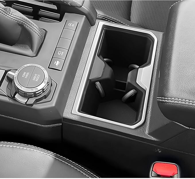 LUWU 2026 4Runner Center Console Cup Holder Compatible with 2025 2026 Toyota 4Runner Interior Accessories Center Console Silicone Cup Holder Insert 4Runner 2026 Accessories 4 Runner 2026 Accessory