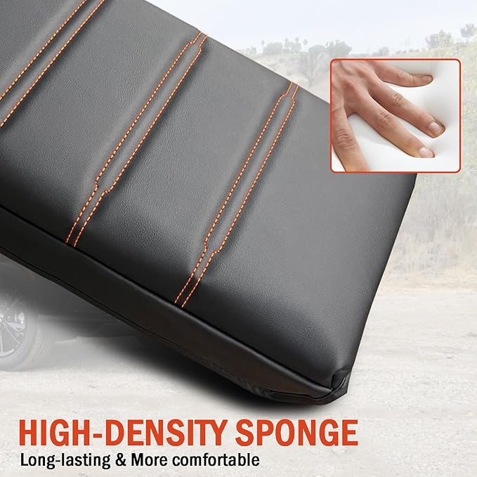for CRV Center Console Cover 2026 2025 2024 2023 - [Upgraded] Thick & Soft Leather Anti-Slip Middle Armrest Cushion Protector for Honda CRV 2023 2024 2025 2026 Interior Accessories