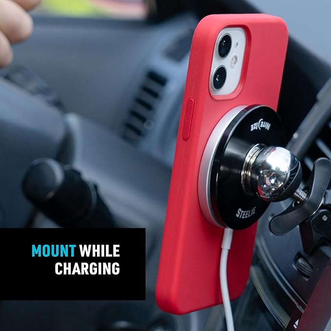Nite Ize Steelie Vent Kit - Magnetic Cell Phone Holder for Car Vents - Phone Mount - Orbiter Plus