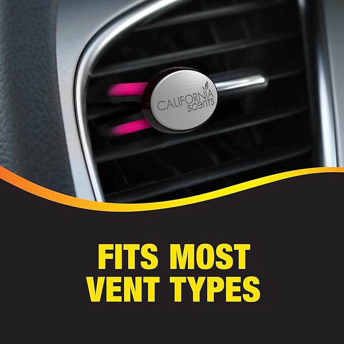 California Scents Vent Stick Air Freshener (Coronado Cherry Scent, 6 Pack) (CVS007-6AME)