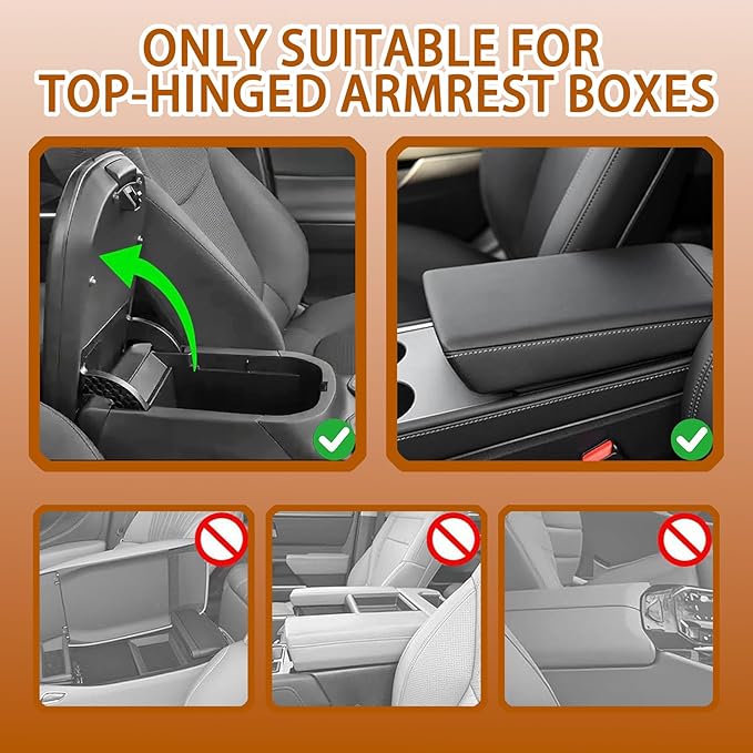 Car Center Console Organizer Armrest, Universal Multi-Function Storage Box with Card Holder, Tissue Box for Vehicle Interior Organization