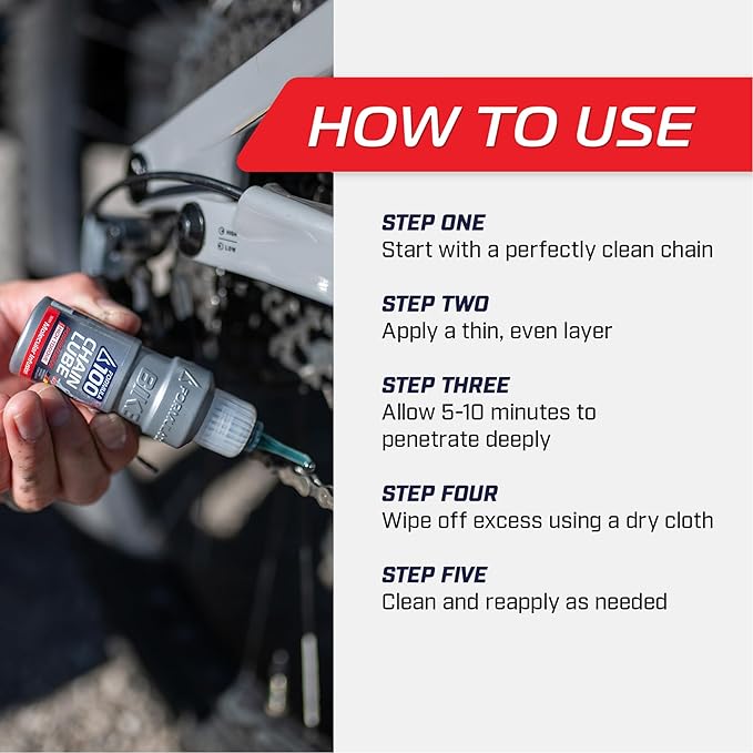 Speed Clean Degreaser & Power Drive Chain Lube for Bicycles & eBikes – Spray Cleaner Quickly Removes Grease, Dirt & Grime – Race Day Lubricant Protects Against Wear, Friction & Corrosion,