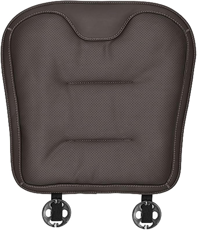 Car Seat Cushion for Porsche Macan 2015-2025-pr, Breathable Non-Slip Driver Seat Pad Ergonomic Memory Foam for Long Driving Car Office,A/2Pcs-Coffee