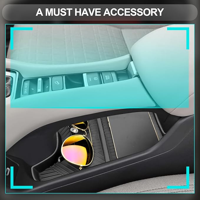 CDEFG 2023 2024 2025 2026 2027 HR-V Center Console Organizer Tray for 2023-2026 2027 Honda HRV HR-V Lower Console Tray Storage Box Floor Tray HR V Interior Accessories (Lower Console)