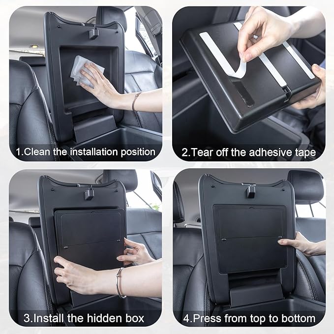 PIMCAR 3-Piece Center Console Organizer Set for 2023-2026 Honda Pilot, 2024-2026 Honda Passport/Ridgeline Accessories, Armrest Hidden Storage Box & Divider ABS Material Interior Accessories