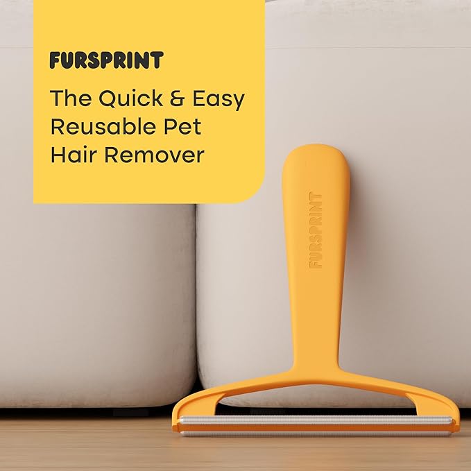 Pro Pet Hair Removal Tool – Dog & Cat Hair Scraper for Carpet, Couch, and Car – Reusable Carpet Hair Removal Tool & Fur Scraper for Upholstery, Rugs, Furniture, and Car Interiors