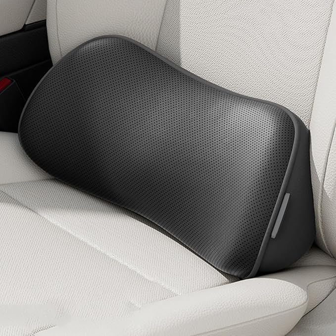Lumbar Support Pillow, Non-Slip, 39.5x17.5x8.5cm, Ergonomic Back Cushion, Car Seat Pillow, Ergonomic Design, for Car, Chair, Driving, Seat, Office, Back, Support, Relief