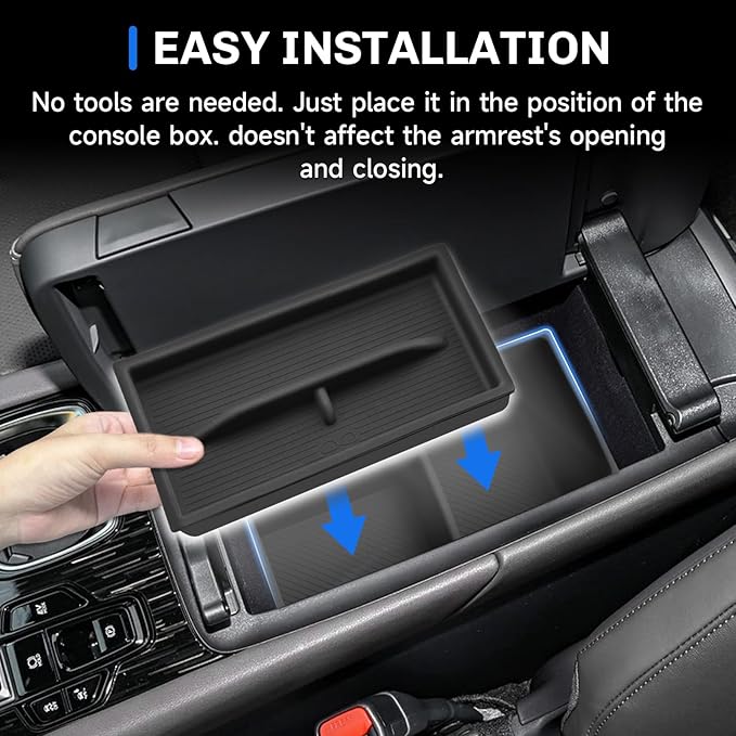 SXCY [Double-layer for 2023-2025 2026 Lexus RX350 Center Console Organizer 2024 2025 2026 RX350 RX Hybrid RX 350h/ RX 500h Accessories [Soft Silicone] Center Console Tray Middle Console Organizer