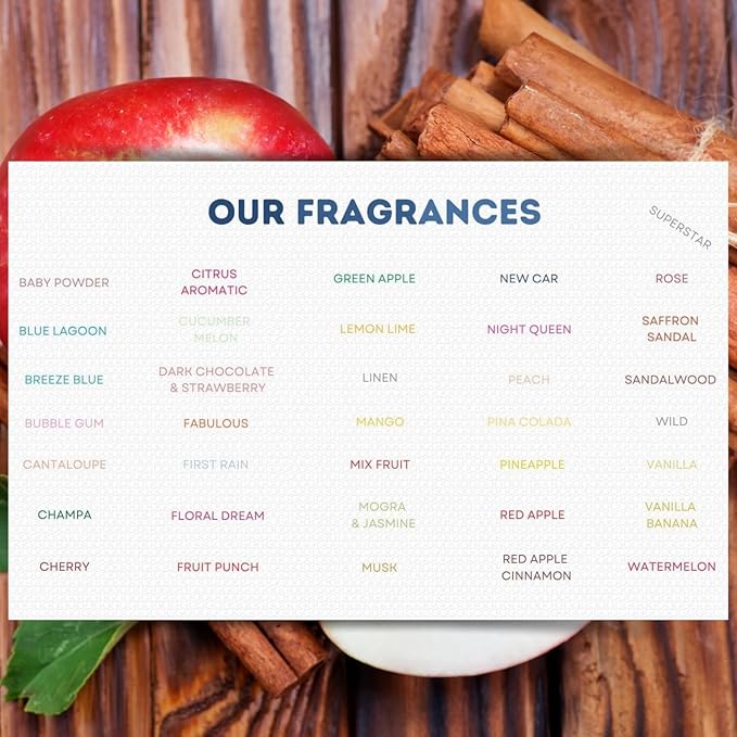 G's Breeze Red Apple Cinnamon Air Freshener – Blend of Ripe Apples & Spicy Cinnamon Scent – Cozy and Inviting Fragrance for Home, Car, or Office – Long-Lasting Freshness for Every Season