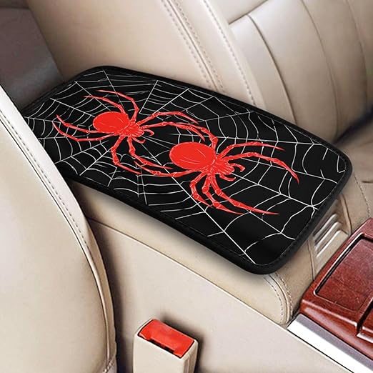 Simple Clip Art Car Auto Armrest Cushion Cover Accessories Center Console Seat Box Pad Protector Universal Decoration for Most Vehicle SUV Truck