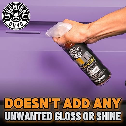Chemical Guys Meticulous Matte Finish Detailer and Spray Sealant – Quick Detailer Spray for Satin and Matte Surfaces – Safe for Vinyl Wraps on Cars, Trucks & SUVs, 16 oz