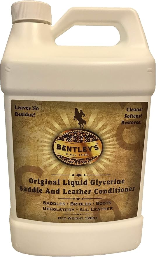 Bentley Liquid Glycerine Saddle & Leather Conditioner Soap - 128 oz (one Gallon)
